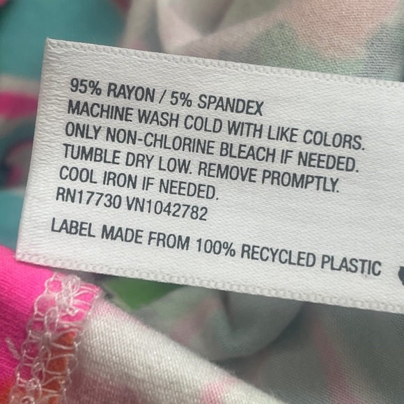 LILLY PULITZER Nosey Posey Floral strapless Maxi size Medium - Picture 5 of 6